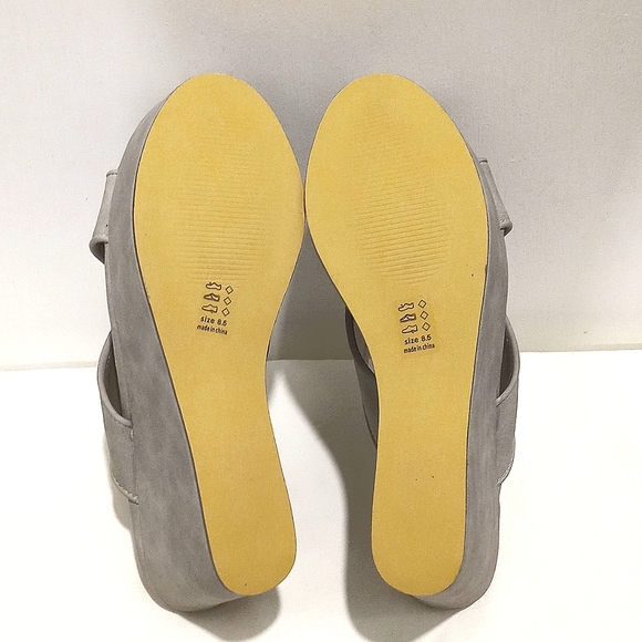 Michael Antonio Gimble Platform Dress Sandal Grey | 8.5 US - Picture 6 of 8